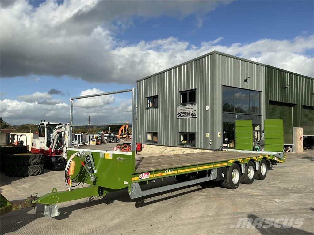 JPM 33Ft Green Tri Axle Low loader Trailer (ST27781) Üldotstarbelised haagised