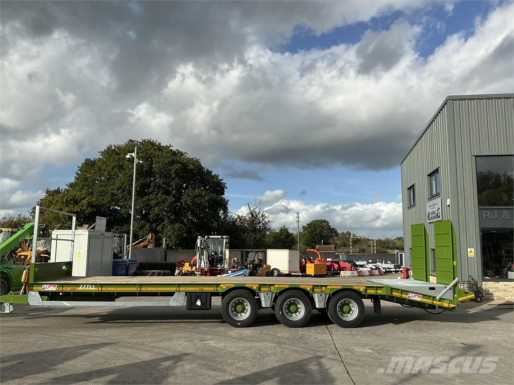 JPM 33Ft Green Tri Axle Low loader Trailer (ST27781) Üldotstarbelised haagised