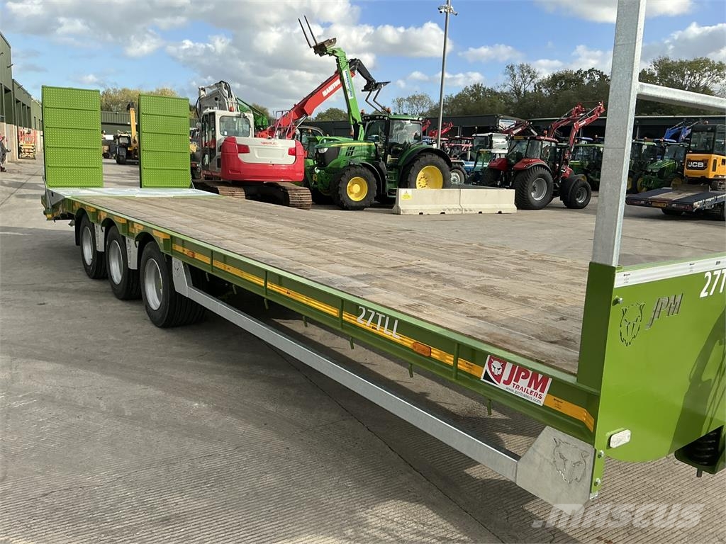 JPM 33Ft Green Tri Axle Low loader Trailer (ST27781) Üldotstarbelised haagised