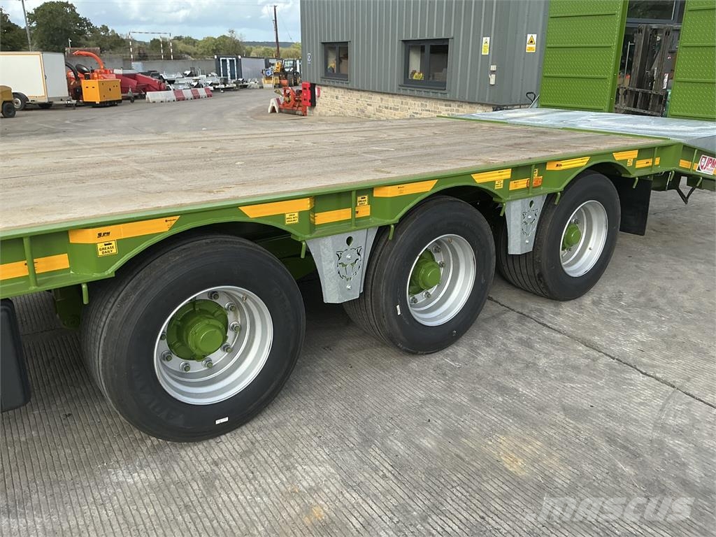 JPM 33Ft Green Tri Axle Low loader Trailer (ST27781) Üldotstarbelised haagised