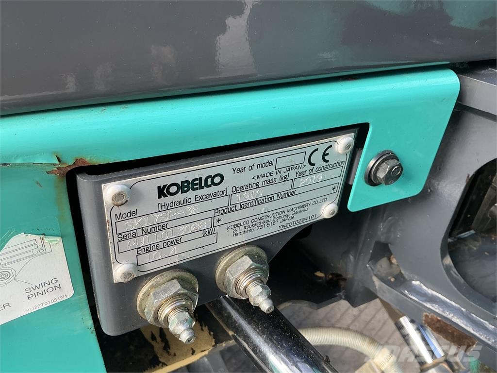 Kobelco SK17 SR-3 Digger (ST27911) Raupenbagger