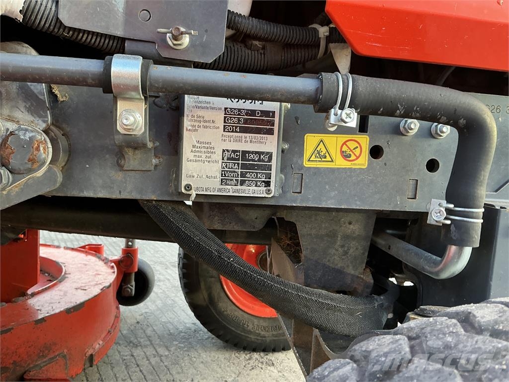 Kubota G26-11 Hi Dump Mower (ST27270) ركوب الحشائش