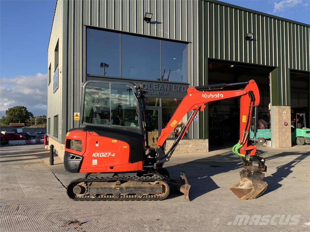 Kubota KX027-4 Steel Wrist Tiltrotator Digger (ST27853) Gravemaskiner på larvebånd
