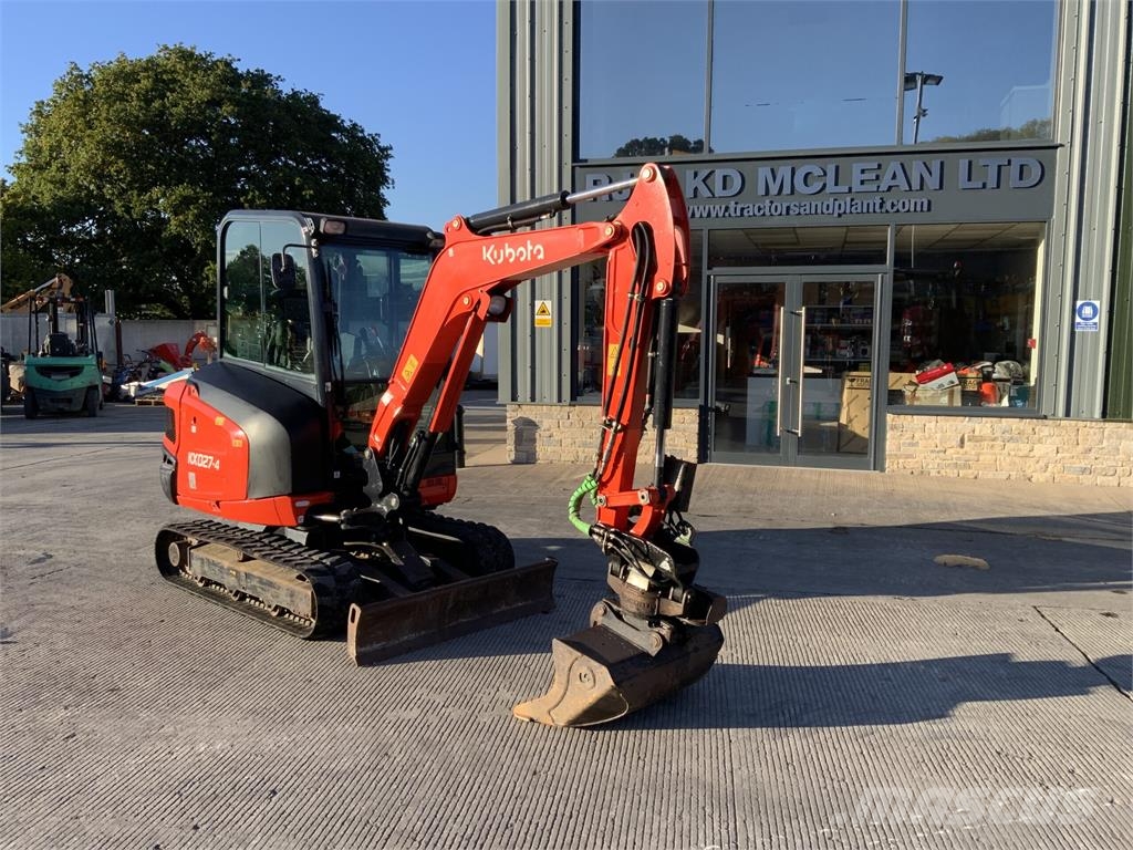 Kubota KX027-4 Steel Wrist Tiltrotator Digger (ST27853) Gravemaskiner på larvebånd