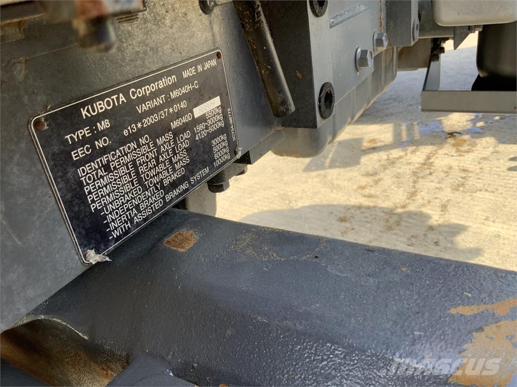 Kubota M6040 Tractor (ST27041) Άλλα γεωργικά μηχανήματα