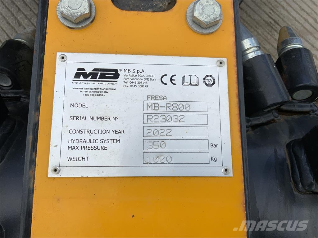 MB Trac R800 Unused Drum Cutter (ST19873) Agriculture - Others