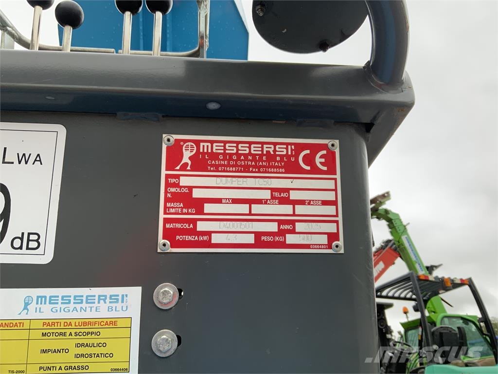 Messersi TC50 Utility Hi-Tip Dumpster (ST27934) Site dumpers