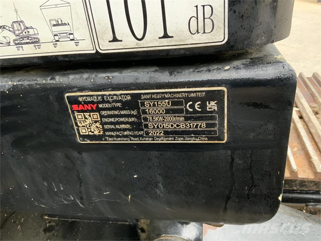 Sany SY155U Digger (ST27511) Egyéb mezőgazdasági gépek