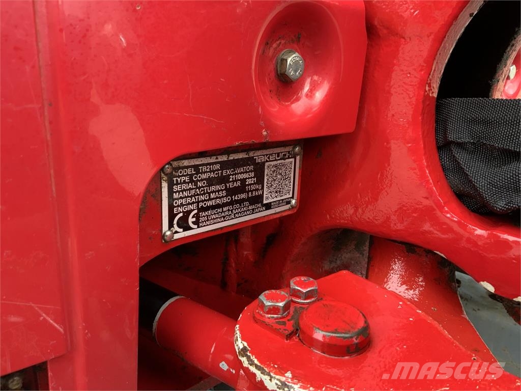 Takeuchi TB210R Digger (ST27905) Гусеничные экскаваторы