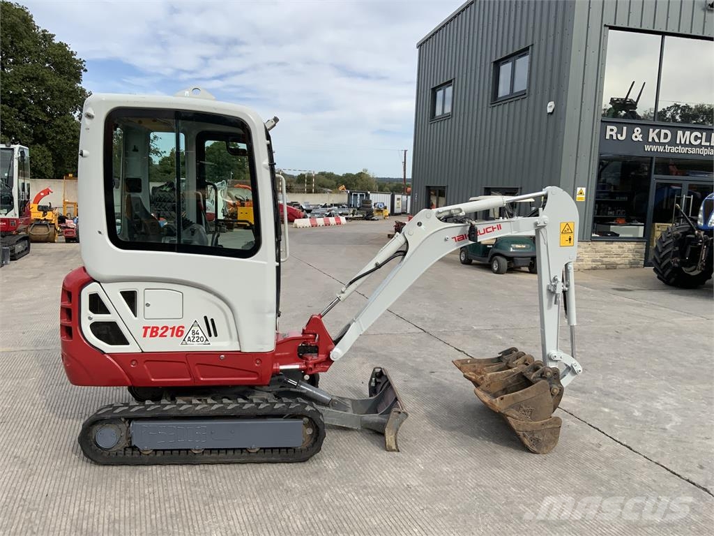 Takeuchi TB216 Digger (ST27762) Gravemaskiner på larvebånd