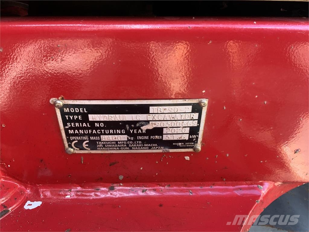 Takeuchi TB290-2 Digger (ST27835) Gravemaskiner på larvebånd