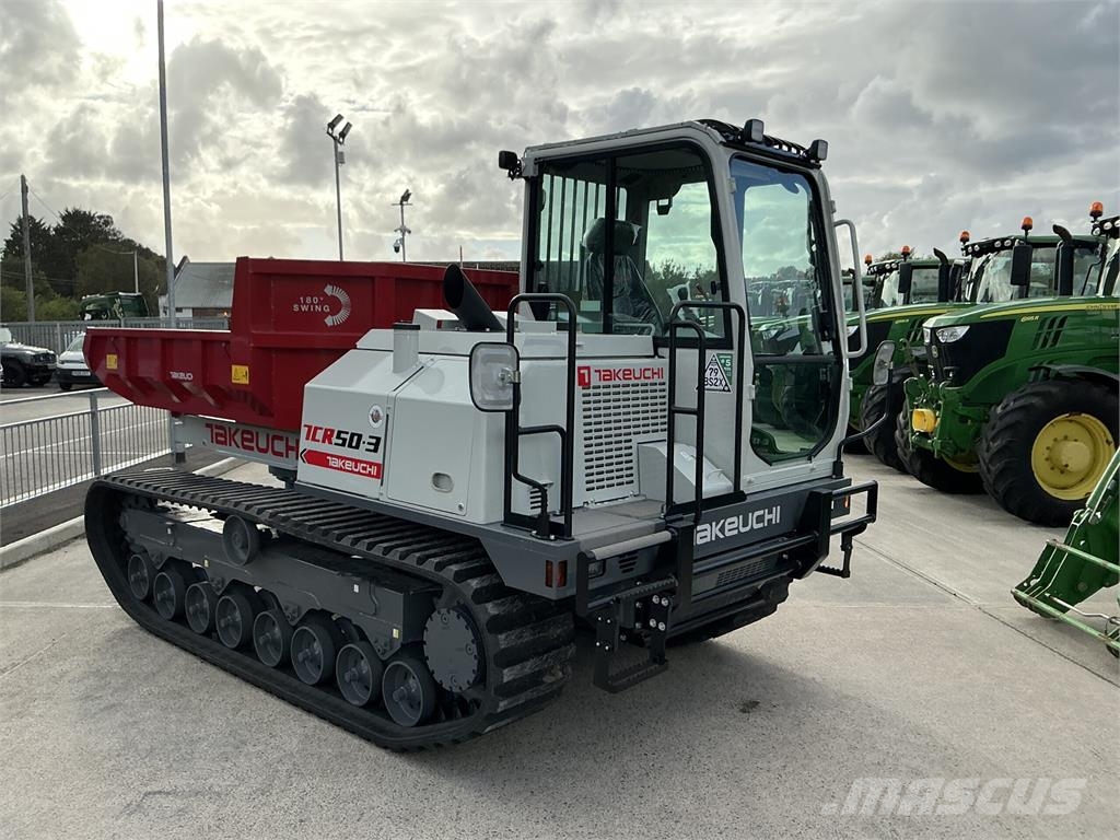 Takeuchi TCR50-3 Tracked Swivel Tip Dumper  サイト　ダンプ