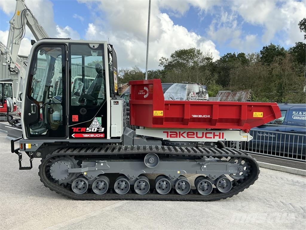 Takeuchi TCR50-3 Tracked Swivel Tip Dumper  サイト　ダンプ