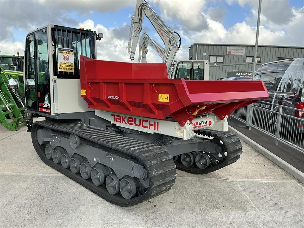 Takeuchi TCR50-3 Tracked Swivel Tip Dumper  サイト　ダンプ