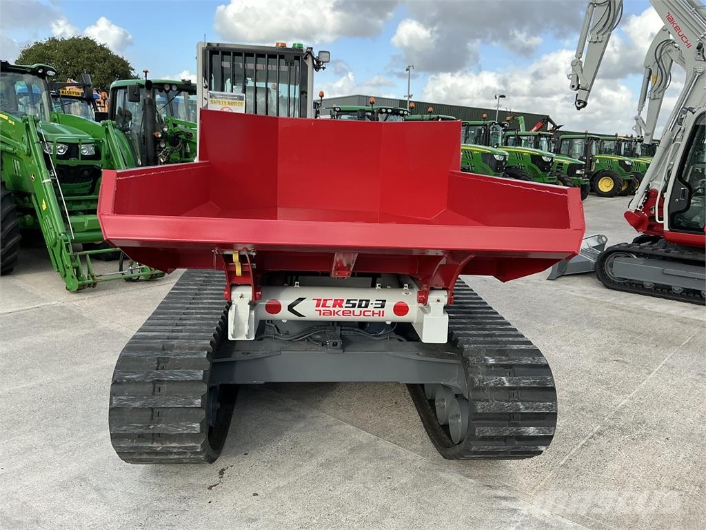 Takeuchi TCR50-3 Tracked Swivel Tip Dumper  サイト　ダンプ