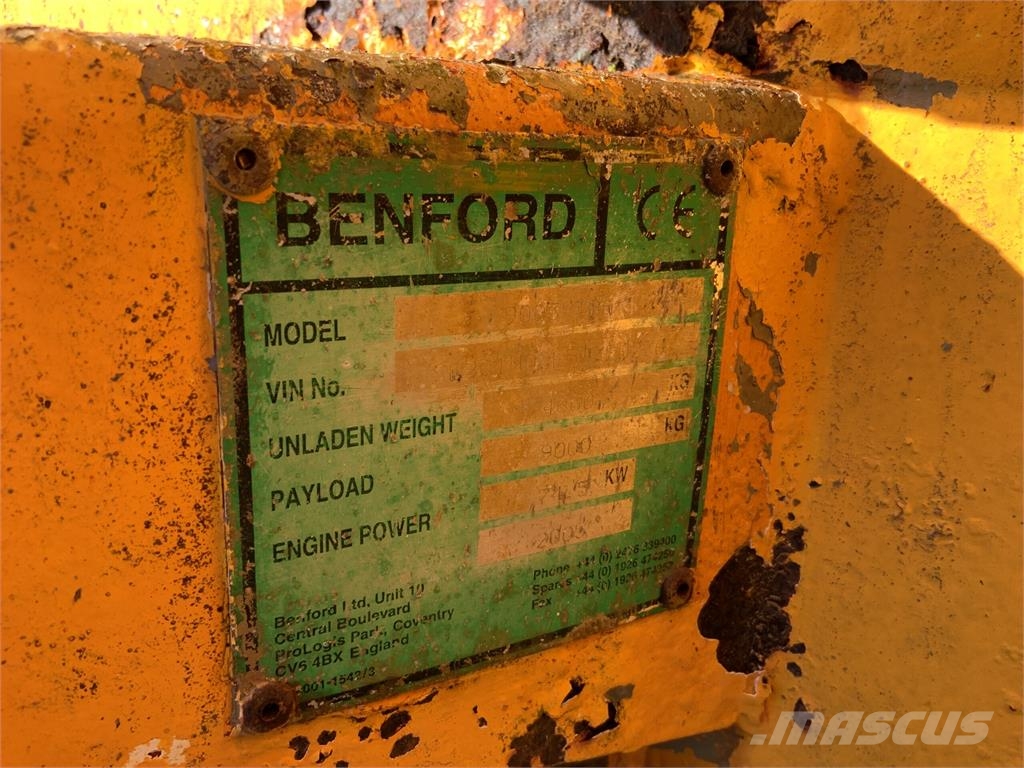 Terex PT9000 Straight Tip Dumper (ST27898) Site dumpers