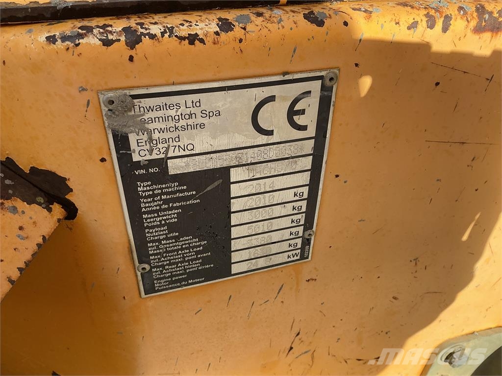 Thwaites 3 tonne Straight Tip Dumper (ST27979) Mezei dömperek