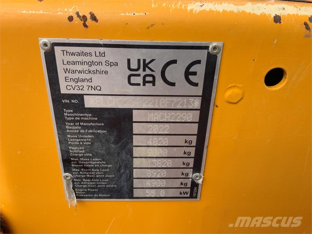 Thwaites 9 Tonne Dumper (ST27668) Сельхозтехника - Другие