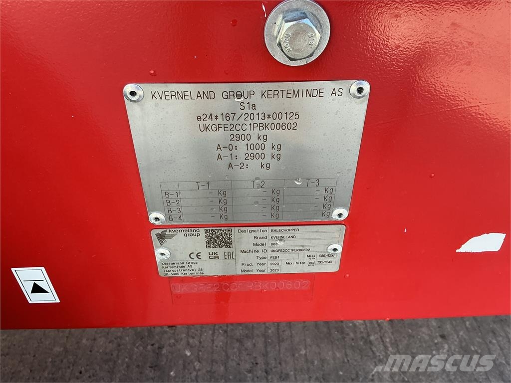 Unused Kverneland 863 Straw Chopper (ST27965) Άλλα γεωργικά μηχανήματα