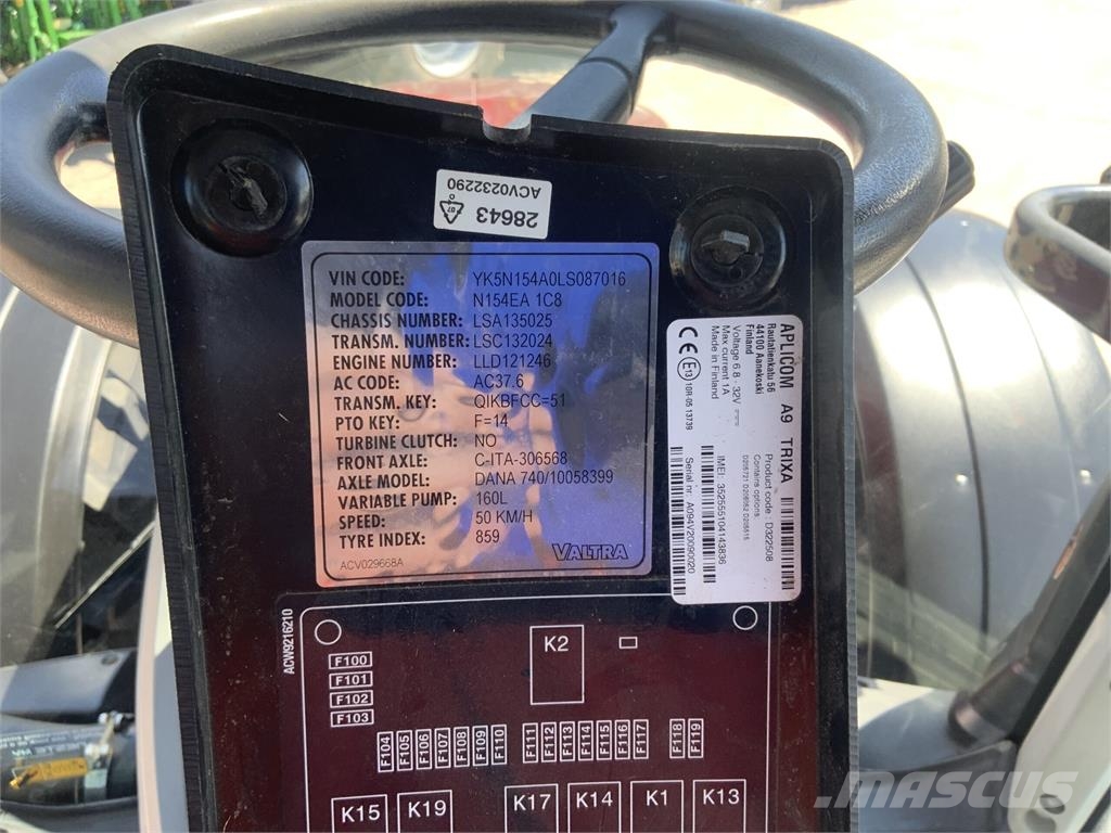 Valtra N154 Active Tractor (ST27062) Сільгосптехніка - Інші