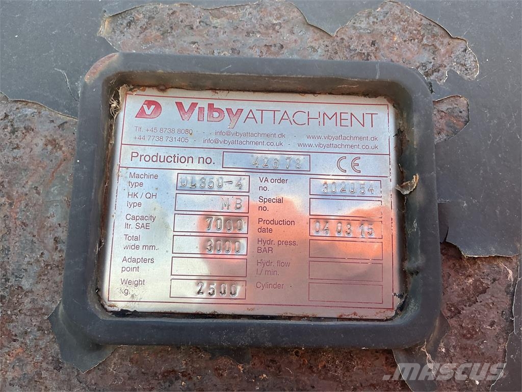 Viby Attachments DL350-4 Very Large Tip Toe Bucket (ST2 Ostale komponente
