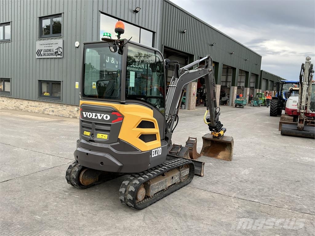Volvo ECR27D C/W Engocon Tiltrotator Digger (ST27823) Bandgrävare