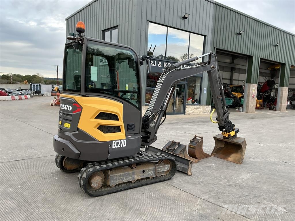 Volvo ECR27D C/W Engocon Tiltrotator Digger (ST27823) Bandgrävare