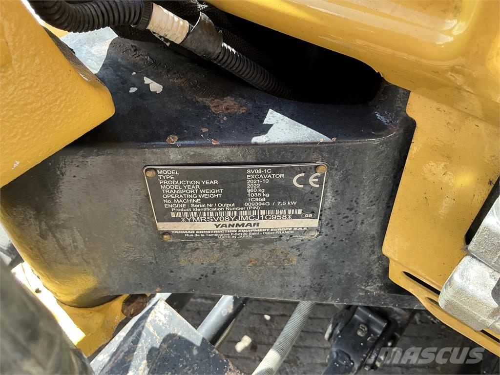 Yanmar SV08 Micro Digger (ST27498) Muut maatalouskoneet