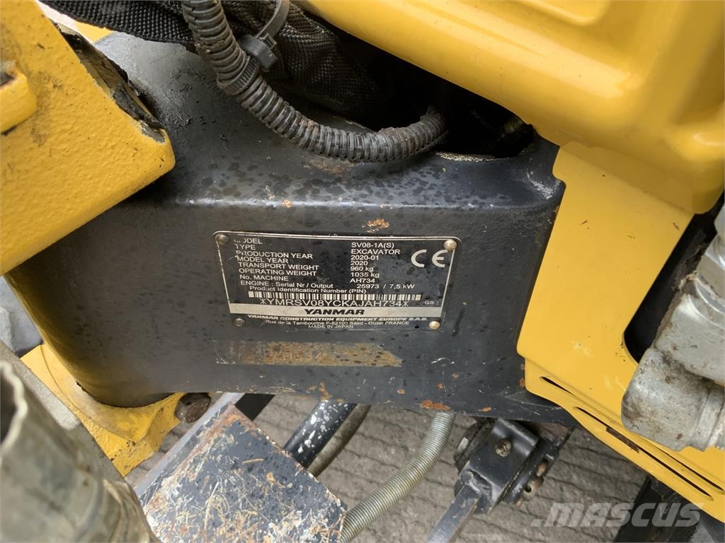 Yanmar SV08 Micro Digger (ST27497) Agricultura - Otros