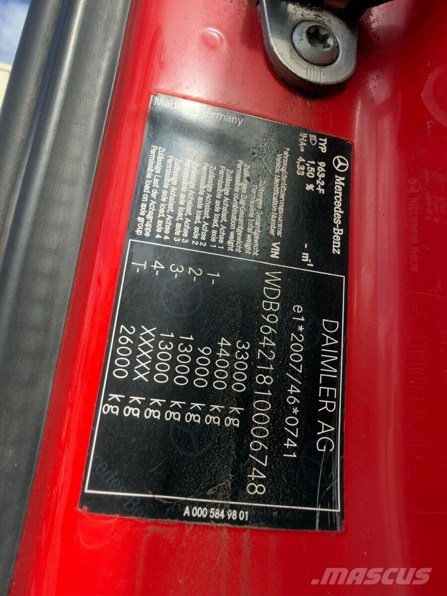 Mercedes-Benz Arocs 3336 شاحنات قلابة