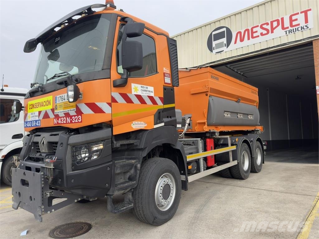 Renault k 460 6x6 Láminas y cuñas quitanieves