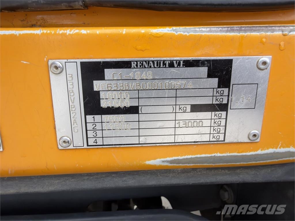 Renault Kerax 270 Hook lift trucks
