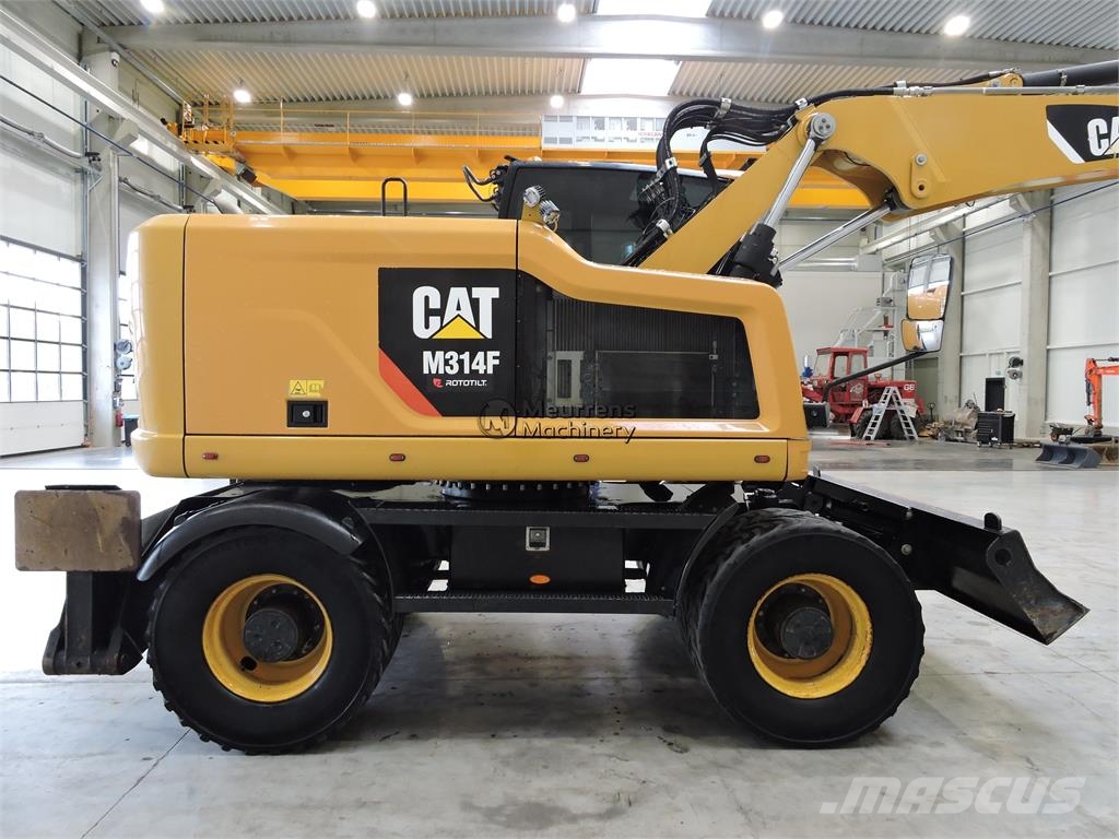 CAT M314F Gravemaskiner på hjul
