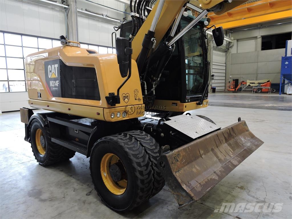 CAT M314F Gravemaskiner på hjul