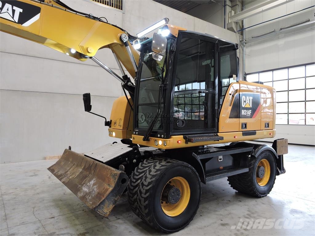 CAT M314F Gravemaskiner på hjul