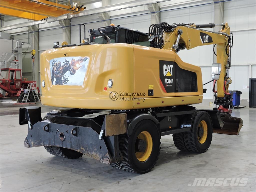 CAT M314F Gravemaskiner på hjul