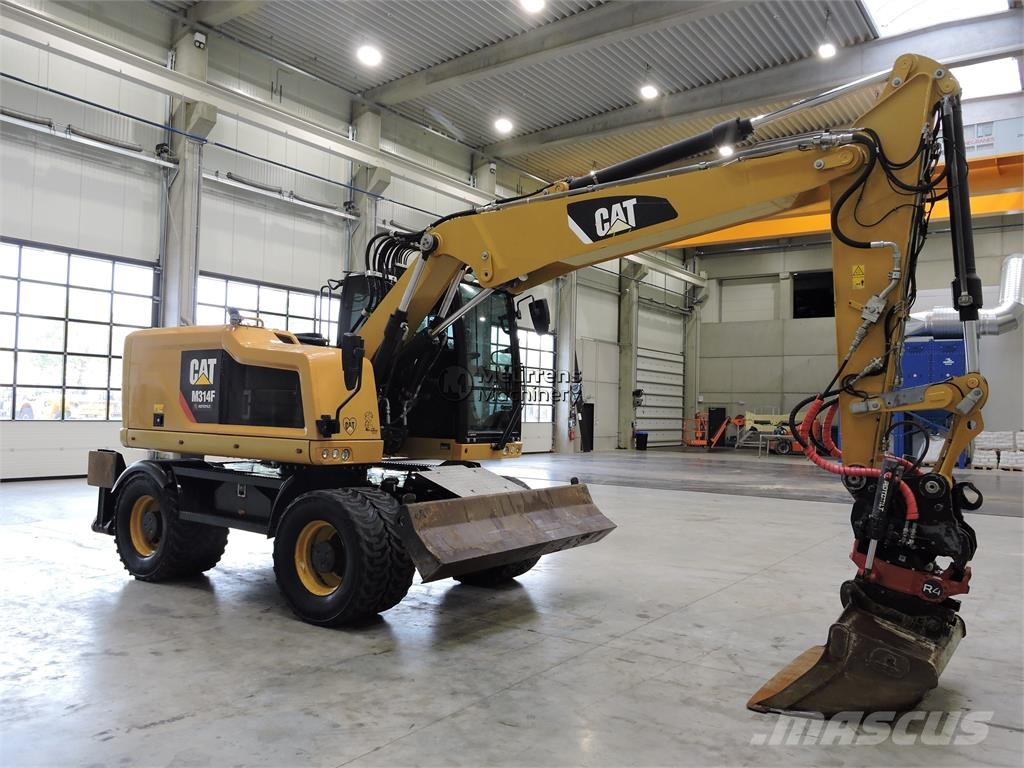 CAT M314F Gravemaskiner på hjul