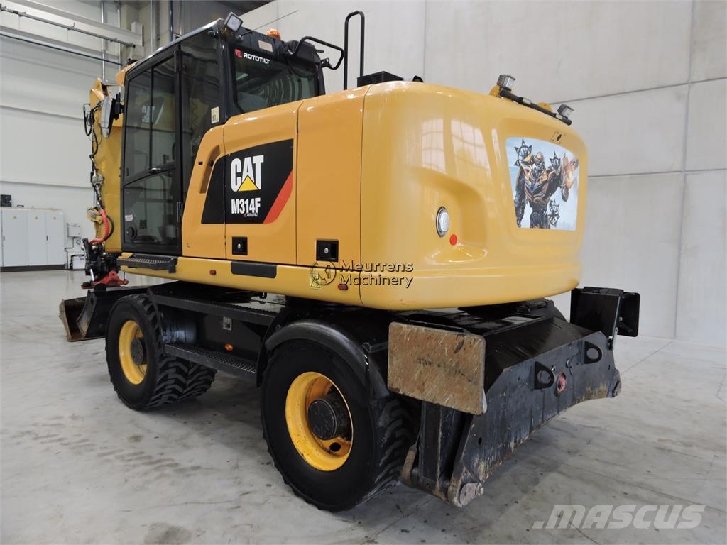 CAT M314F Gravemaskiner på hjul
