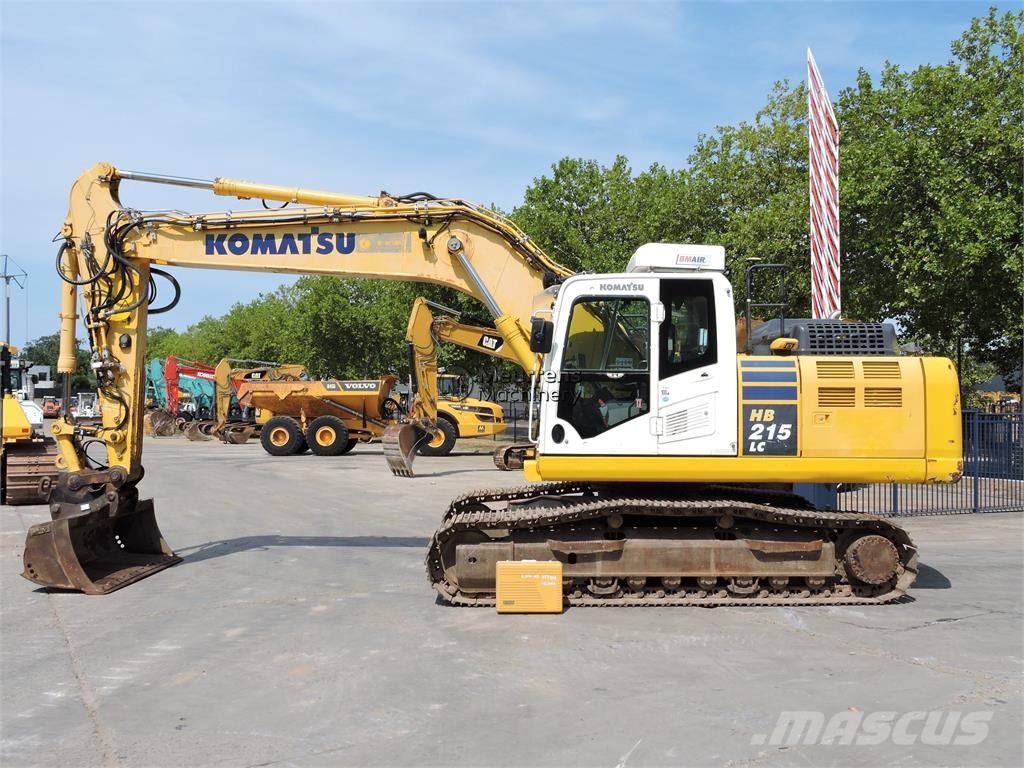 Komatsu HB 215 + GPS Kāpurķēžu ekskavatori
