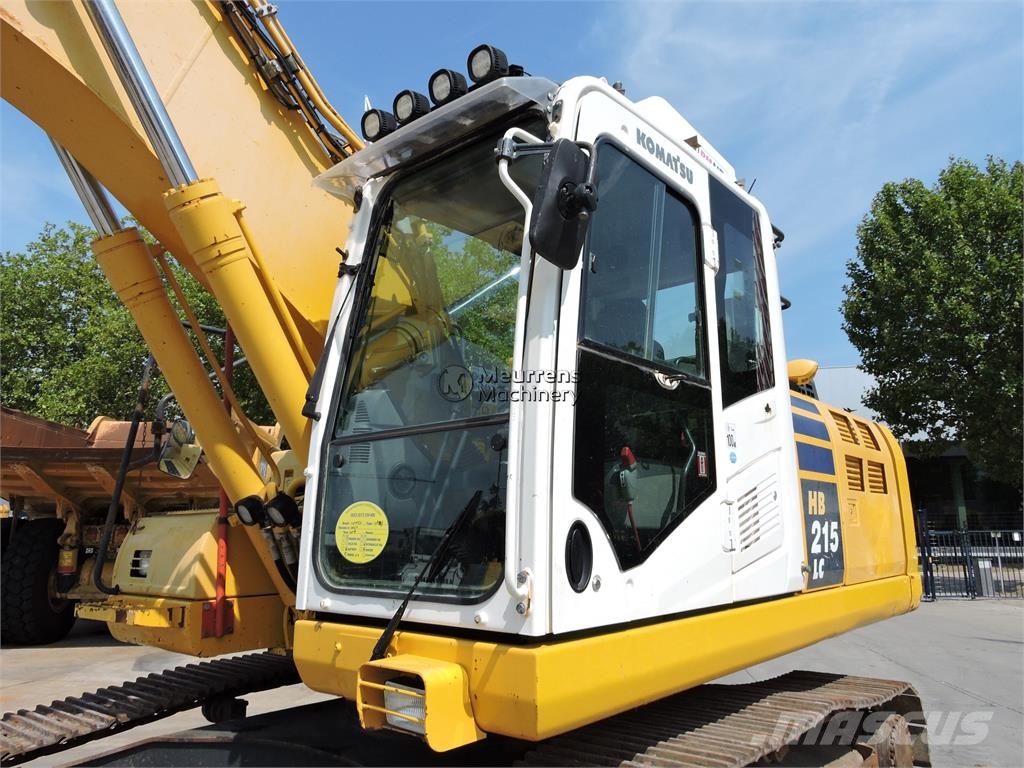 Komatsu HB 215 + GPS Kāpurķēžu ekskavatori
