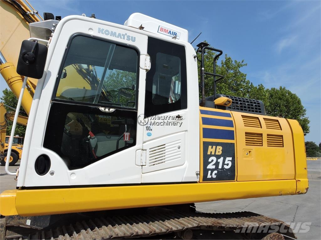 Komatsu HB 215 + GPS Kāpurķēžu ekskavatori