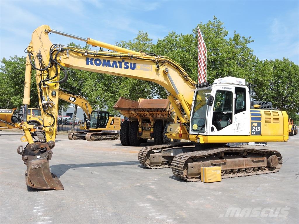 Komatsu HB 215 + GPS Kāpurķēžu ekskavatori
