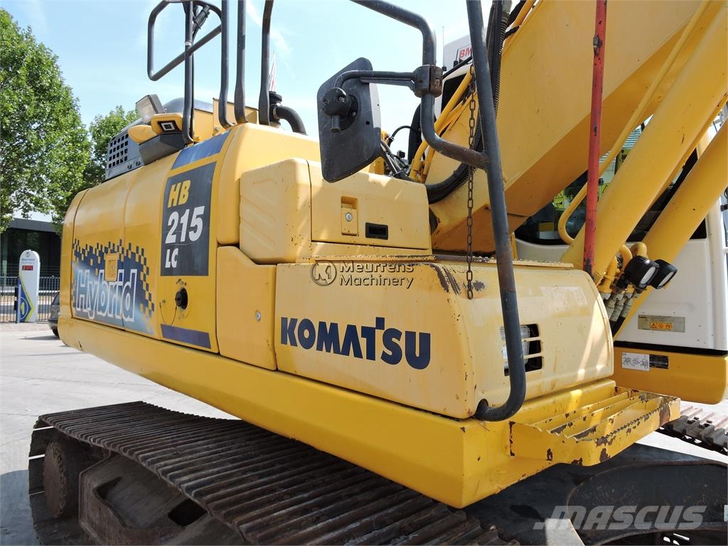 Komatsu HB 215 + GPS Kāpurķēžu ekskavatori