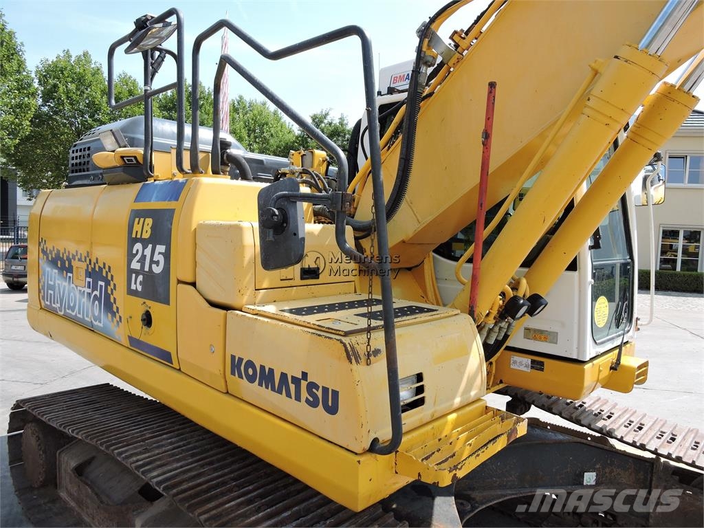 Komatsu HB 215 + GPS Kāpurķēžu ekskavatori