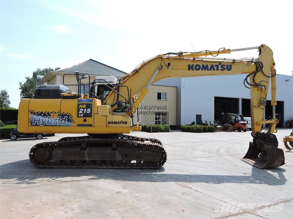 Komatsu HB 215 + GPS Kāpurķēžu ekskavatori