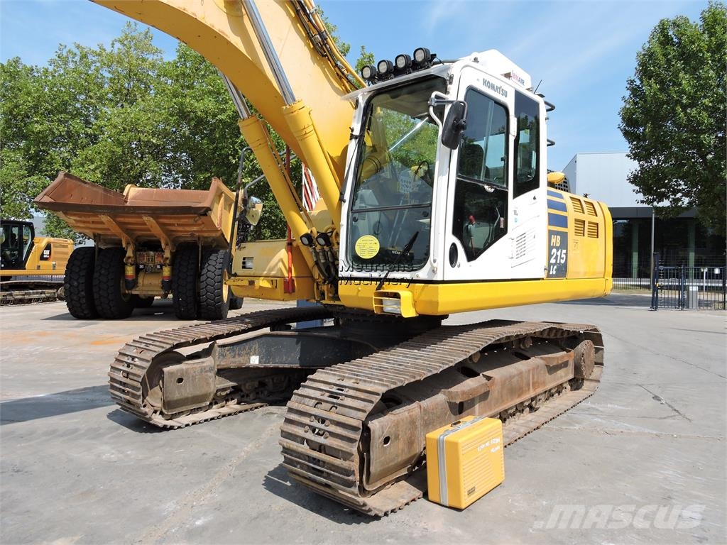 Komatsu HB 215 + GPS Kāpurķēžu ekskavatori