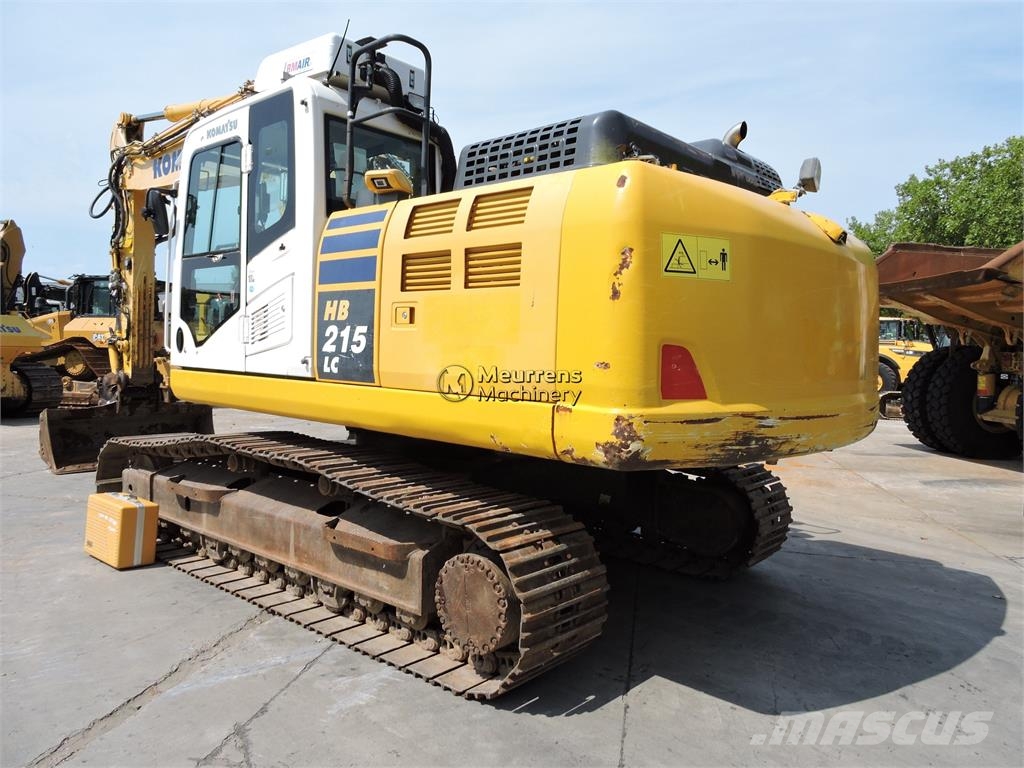 Komatsu HB 215 + GPS Kāpurķēžu ekskavatori