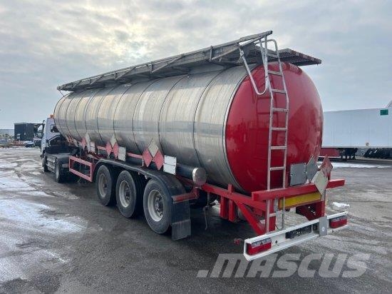 FELDBINDER TANKAUFLIEGER, 33.000L, 4 KAMMERN Semirremolques cisterna