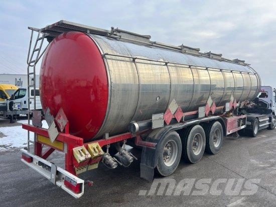FELDBINDER TANKAUFLIEGER, 33.000L, 4 KAMMERN Semirremolques cisterna