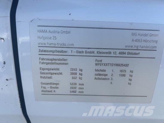 FORD TRANSIT CUSTOM L2H1 DACHTRäGER, AHV Zabojni kombi